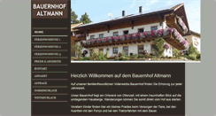 Desktop Screenshot of ferienhofaltmann.de