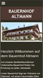 Mobile Screenshot of ferienhofaltmann.de
